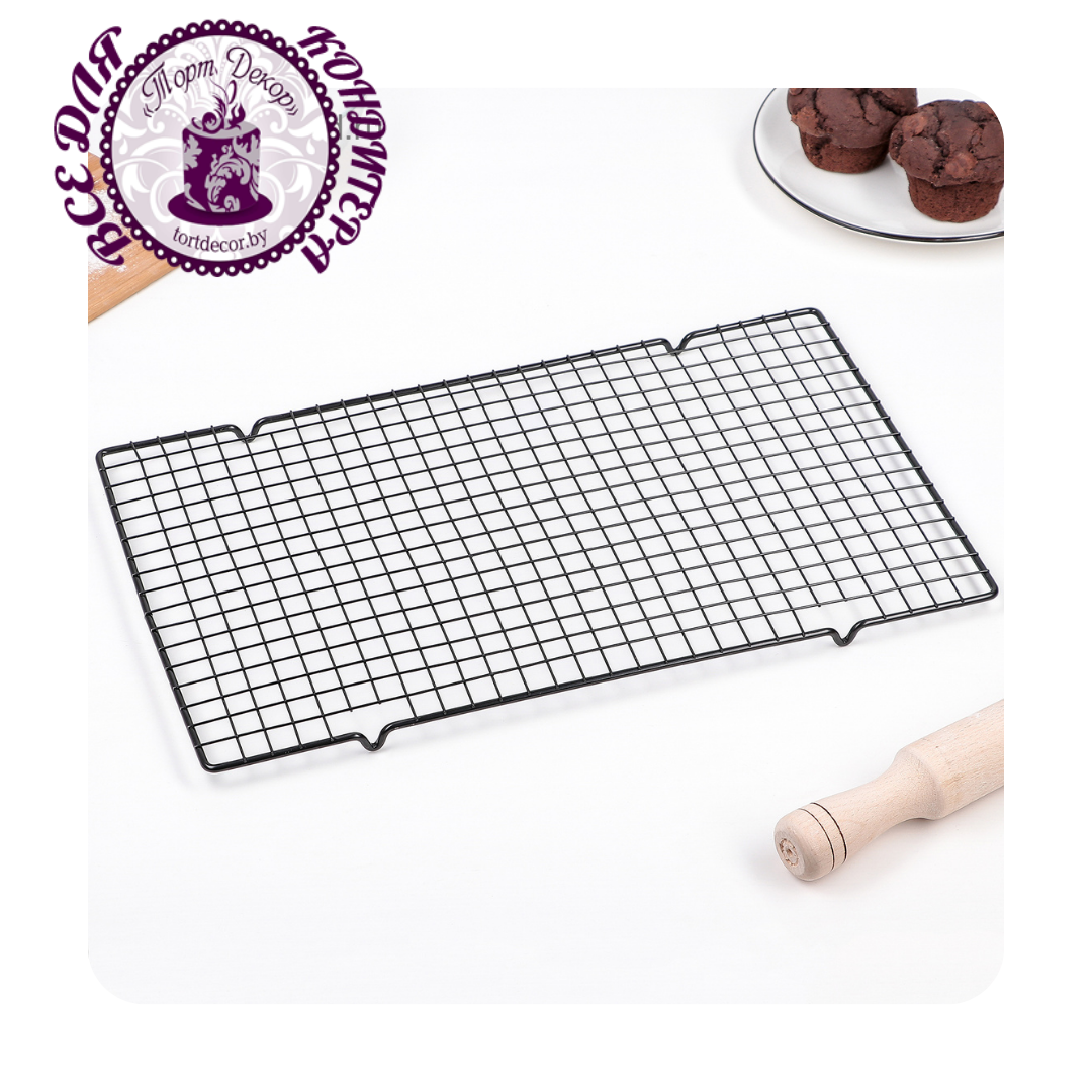 Решётка для глазирования и остывания 40×25×1,5 см